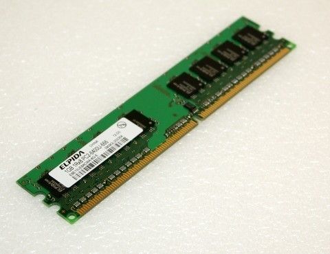 Elpida 1GB DDR2 1Rx8 PC2 6400U 666 Desktop Memory  