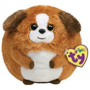 TY Bandit the Dog Beanie Ballz Balls Toy Plush Animal  