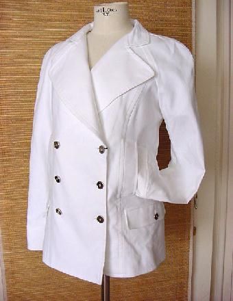 DOLCE GABBANA 2150.00 Jacket Stark WHITE divine DTLS  