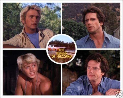 DUKES OF HAZZARD photo Q306A TOM WOPAT & JOHN SCHNEIDER  