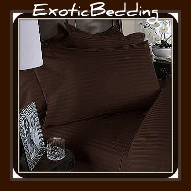 1500 Thread Egyptian Cotton sheet Set   Tan Plain  