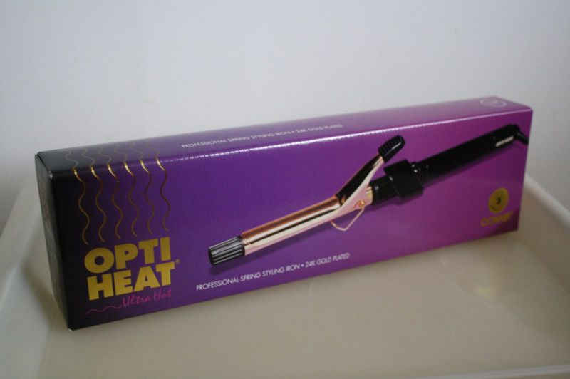 Optiheat Electric Curling Iron Spring Grip  