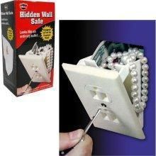 NEW Hidden Secret Electrical Wall Plug Outlet Security SAFE  