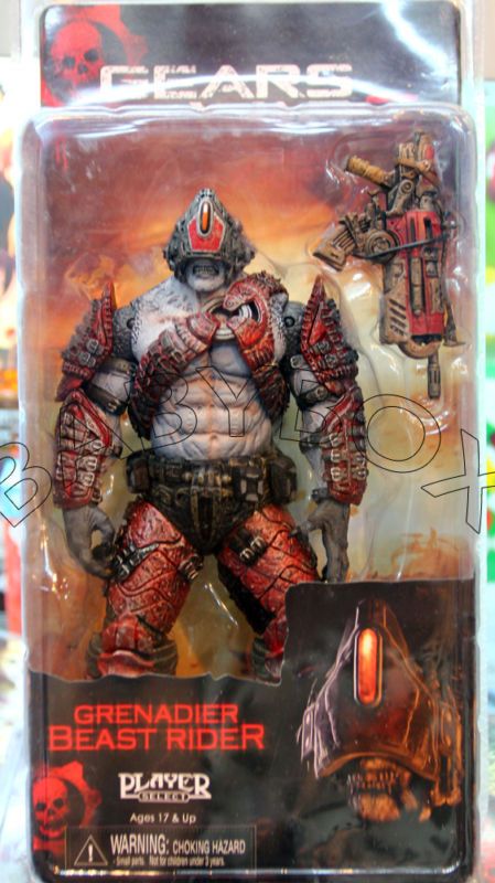 Gears Of War 2 GRENA BEAST RIDER action figure  