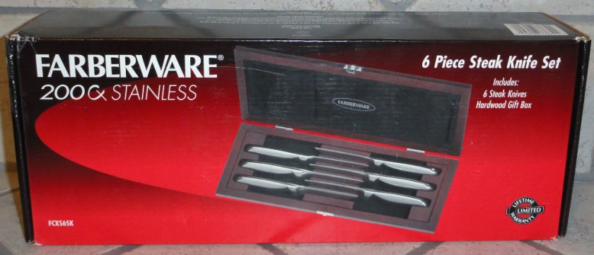 FARBERWARE STEAK KNIVES SET  