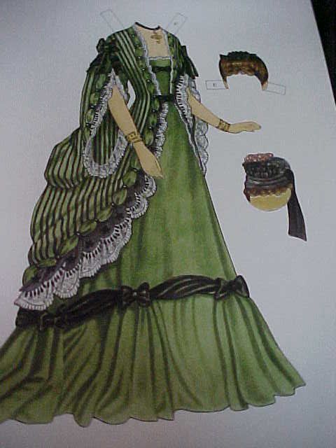 New GODEYS FASHIONS 1860   1879 PAPER DOLL BOOK  