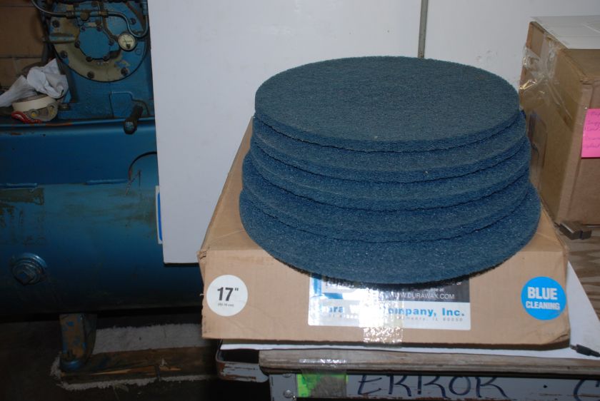   CLEANING SCRUBBING ABRASIVE?Floor buffer scrubber pads 17 inch INV=624