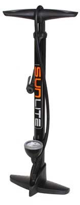 Sunlite Bicycle Air Surge Twin Valve Floor Pump 24  