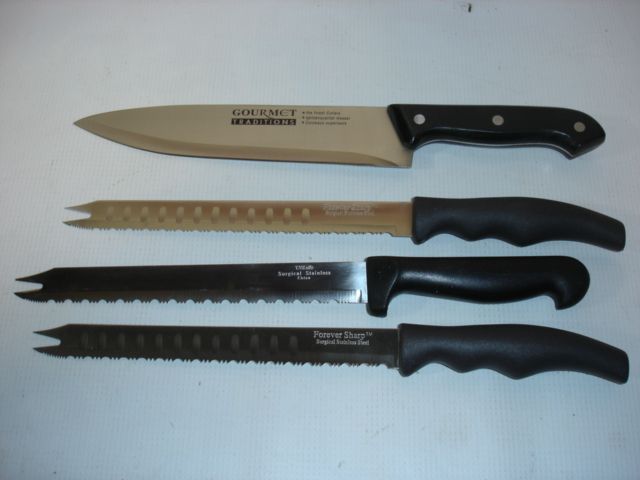 F510   BRAND NEW Forever Sharp Knife (2) & X Treme Edge Knife  