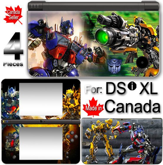 Transformers Optimus Prime & Bumblebee SKIN for DSi XL  