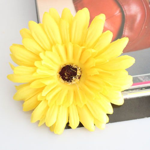 Gerbera Daisy Flower Hair Hat Clip Ponytail Holder  