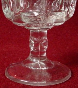 GLASS company KINGS CROWN 9362 WINE GLASS Goblet  