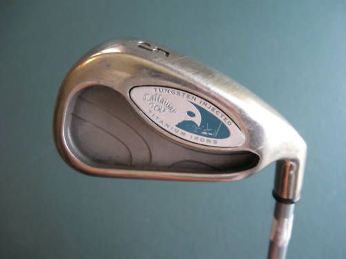 Lady Callaway Hawk Eye titanium irons 5 iron golf club  