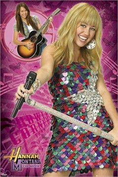 TV POSTER ~ HANNAH MONTANA Miley Cyrus GUITAR PICKS  