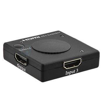 Supper Premium Mini 3X1 HDMI Hub Splitter Switch V1.3b For 1080P PS3 