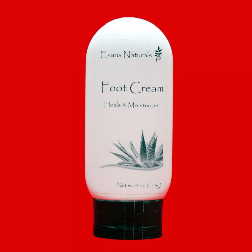   Hydrating Peppermint Oil Fragrance Free Foot Cream by Evans Naturals