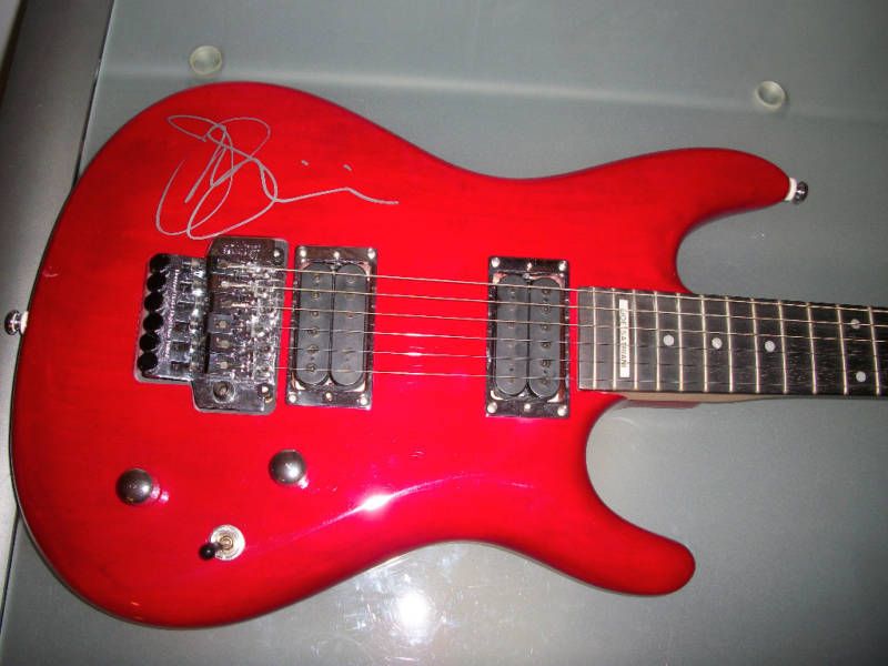 Joe Satriani Signed Signature Ibanez Guitar Chickenfoot  