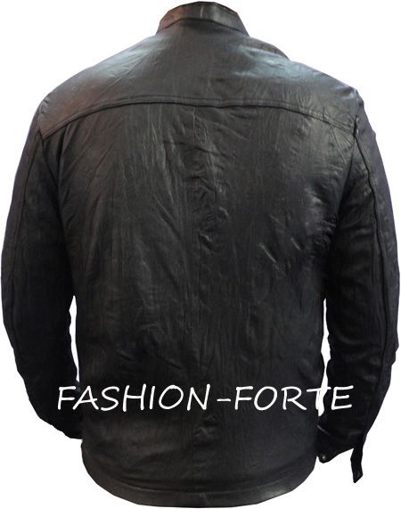 oblow ZAC EFRON wrinkled vintage leather jacket 17Again  