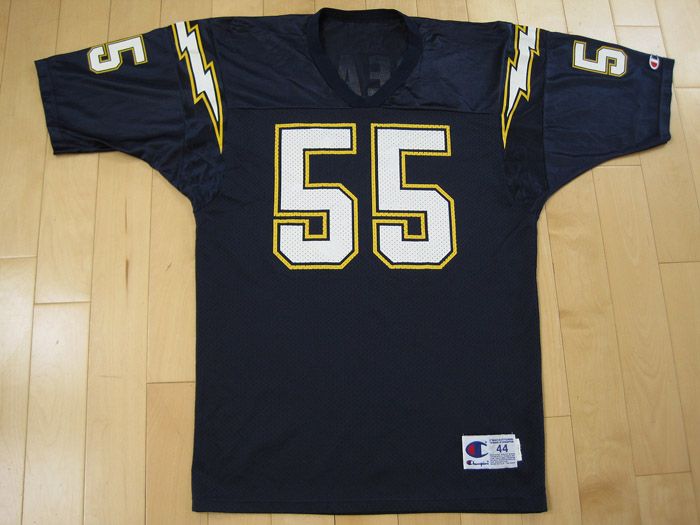 SUPER 90s vtg JUNIOR SEAU JERSEY san diego CHARGERS L  