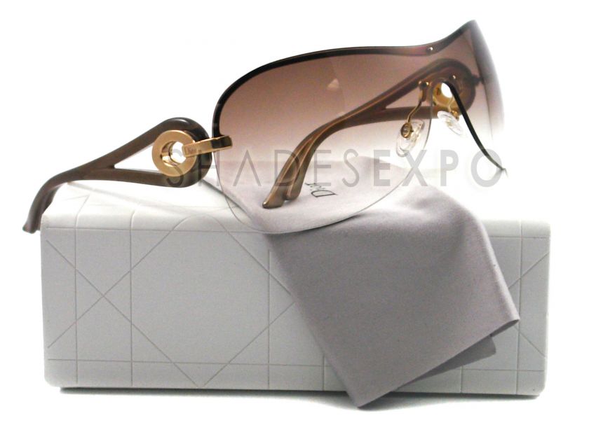 NEW Christian Dior Sunglasses VOLUTE 3 BROWN X60J3 AUTH  