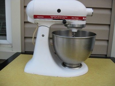 KitchenAid Stand up KSM90 with shown attachments  