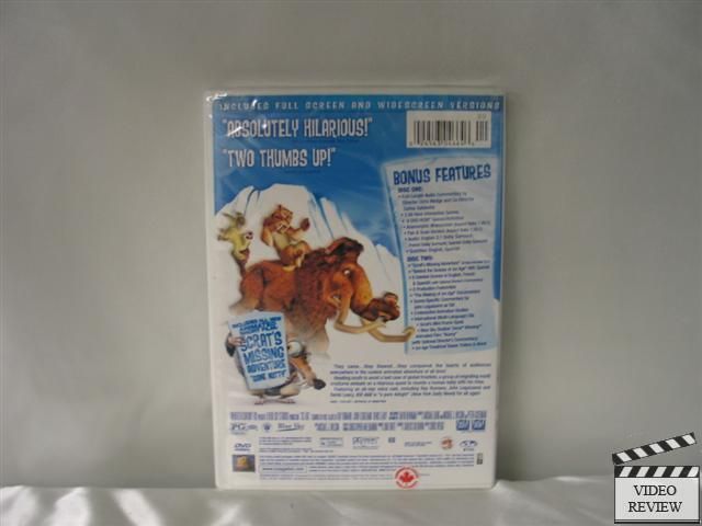 Ice Age (DVD, 2002, 2 Disc Set, Includes Full Frame  024543046646 