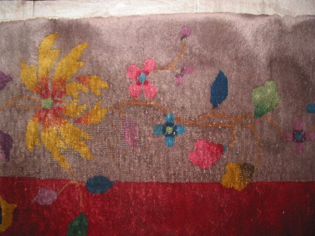 c1920s Antique Art Deco Chinese 8x96 Rug B 7856  