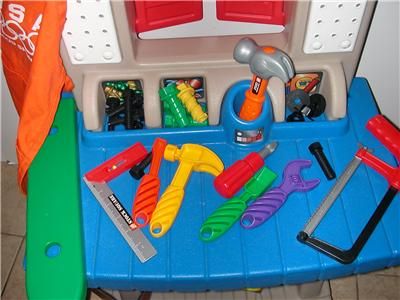 Little Tikes Home Improvements 2 Sided Workshop W  Tool Belt 