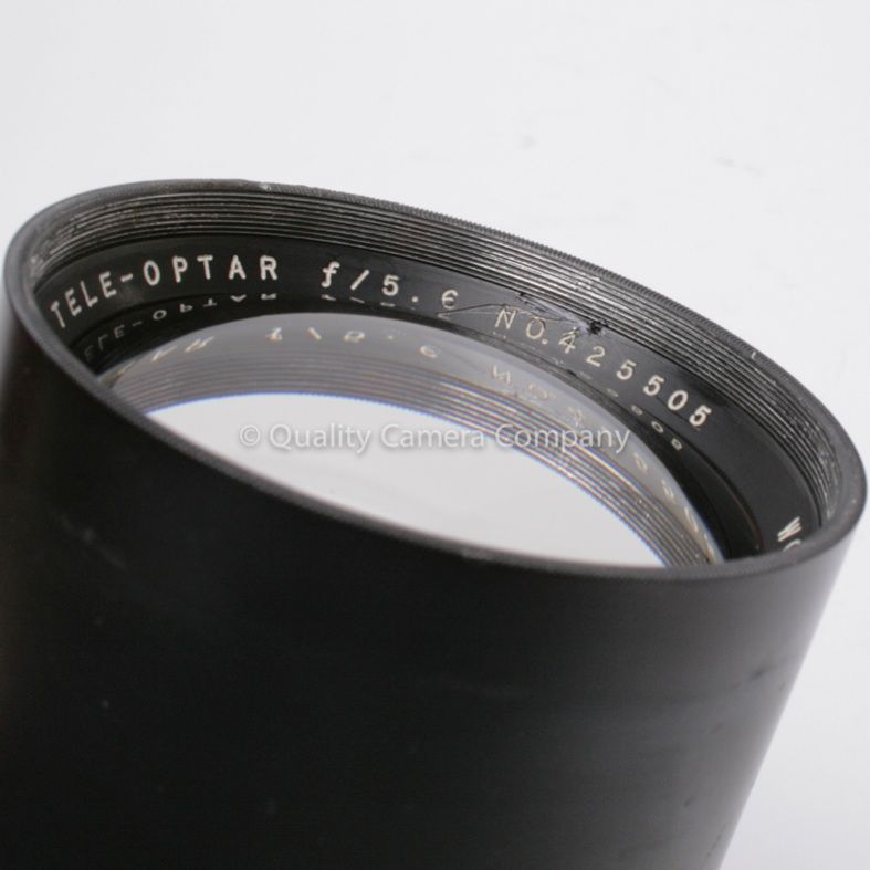 Wollensak Tele Optar 15/380mm f/5.6 Lens for 4x5 Speed Graphic & RB 