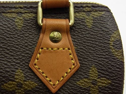 Louis Vuitton Authentic Monogram MINI Speedy POUCH Cosmetic Bag Purse 