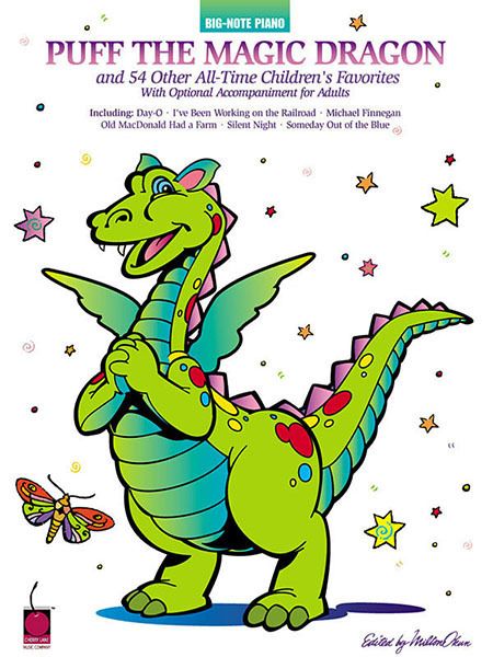 Puff the Magic Dragon   Big Note Easy Piano Music Book  