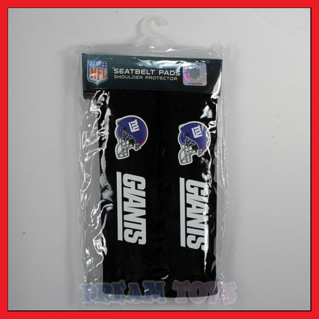 NFL New York Giants seatbelt Shoulder Cushion Cover NY  