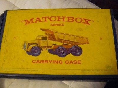 GREAT VINTAGE COLLECTION MATCHBOX CARS 37 IN 1960S CASE  