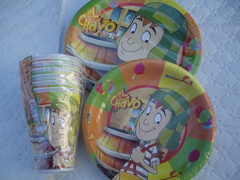 El Chavo Party Supplies 6 PLATES LUNCH CUPS birthday  