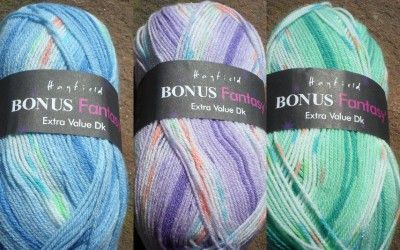 100g HAYFIELD SIRDAR FANTASY DK KNITTING WOOL FAIRISLE  