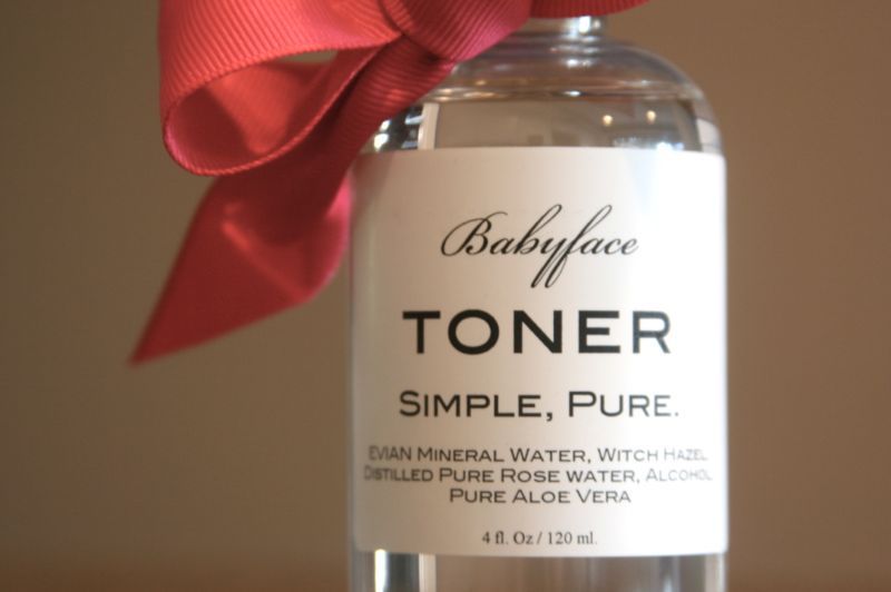 BABYFACE FACIAL TONER~CALMING NON DRYING ALL SKIN TYPES  