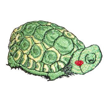 CUTE Baby Red Eared Slider Turtle Patch Iron on Patch  