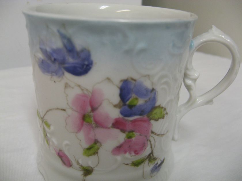 Older Porcelain/Ceramic SHAVING MUG   Floral Motif  
