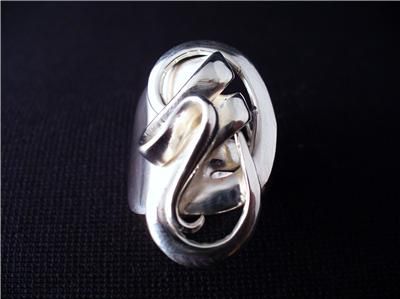 Spoon Jewelry  Solid Sterling Silver Fork Ring Sz 5 15  