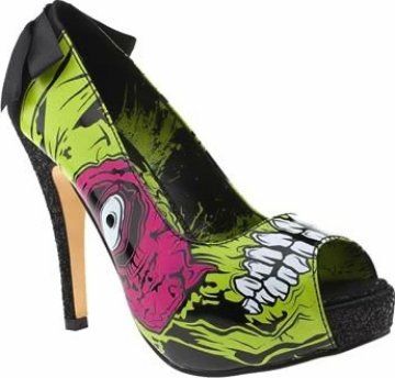 IRON FIST Psychobilly ZOMBIE STOMPER Platform SZ 5 8  