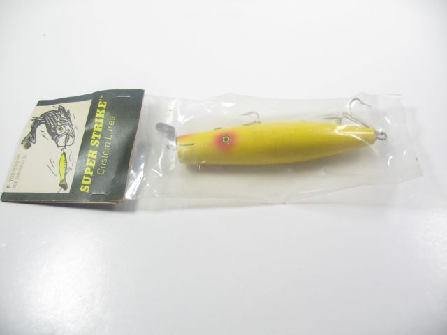   MUSSO WOOD SUPER STRIKE SALTWATER STRIPER SURF FISHING LURE  