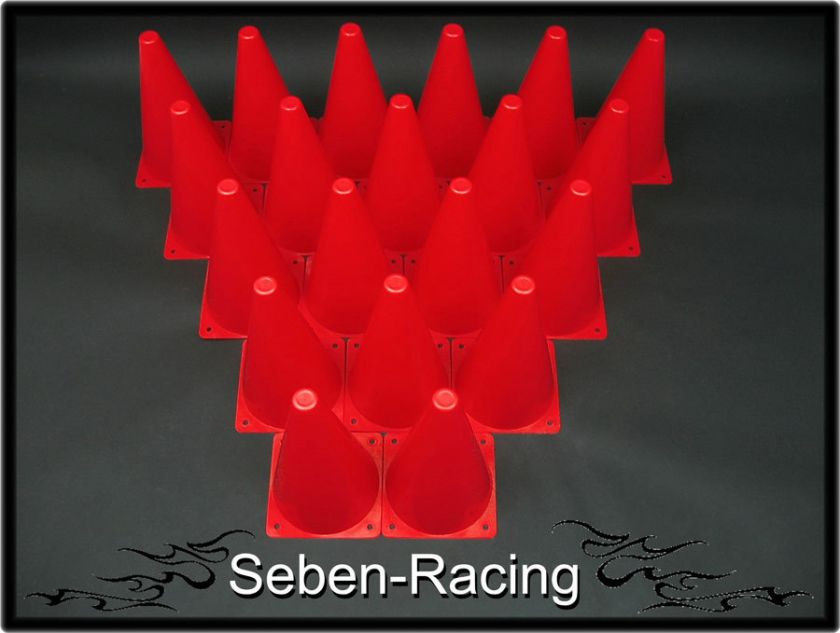 20x flexible traffic safety cones cone (sport marker)  