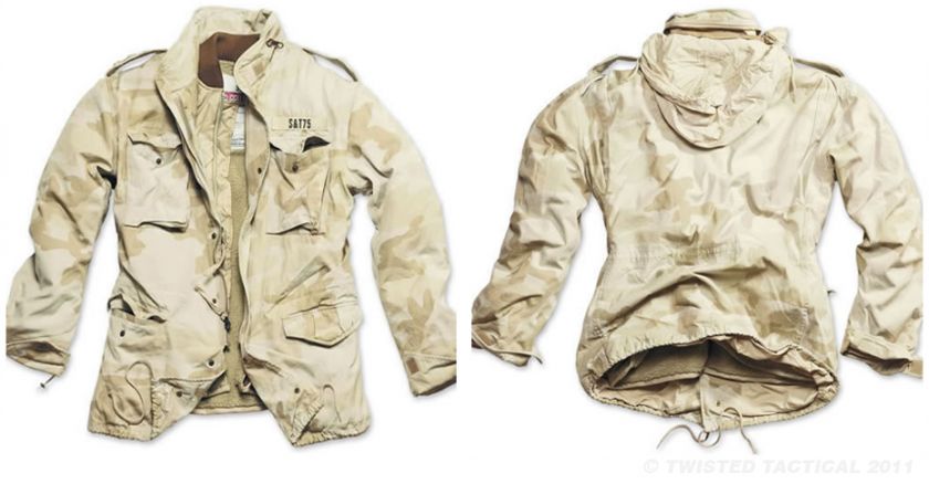 M65 ARMY FIELD JACKET & QUILTED LINER DESERT STORM  