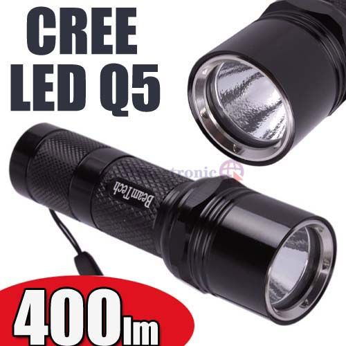 UltraFire CREE Q5 900 lumen 5 Modes 5W Flashlight Torch  