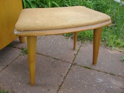 Heywood Wakefield Victory Vanity BENCH # C4147 Mid century Modern 