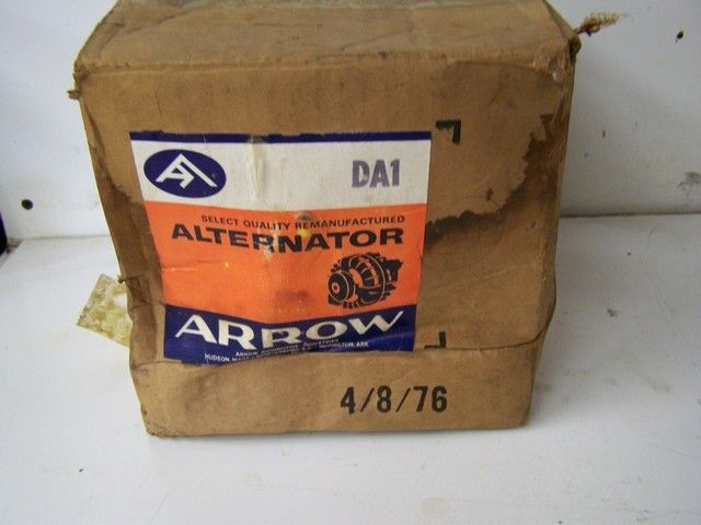 VINTAGE NOS 1976 DELCO REMY ARROW ALTERNATOR GM CHEVY  